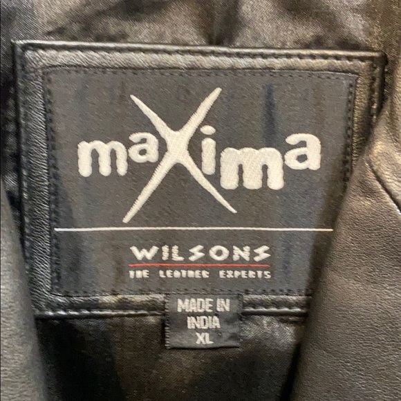 Vintage Wilson leather oversized trendy fit jacket - Picture 10 of 12
